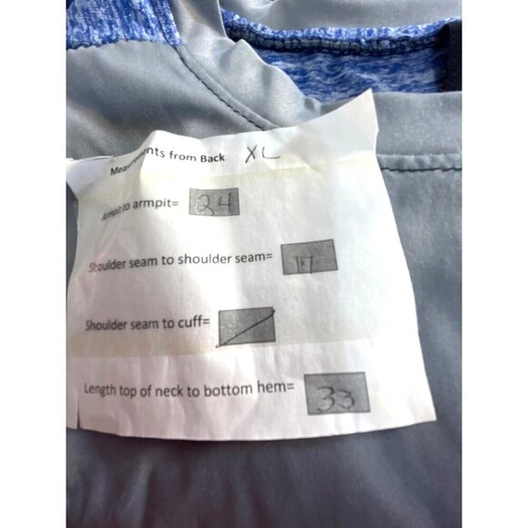 CS Sport Mens T-Shirt Blue/Gray Size XL - Picture 4 of 5